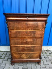 ANTIKE CHIFFONIERE UM 1860 MAHAGONI LOUIS PHILIPPE KOMMODE SPÄT BIEDERMEIER