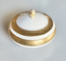 Alte vergoldete Gebäckdose