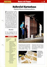 Halbrelief-Häuser aus Karton für den Hintergrund fertigen / Bauanleitung