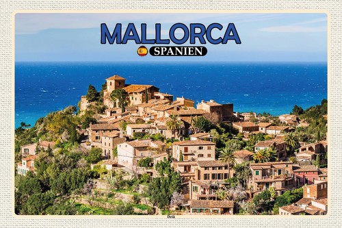 Blechschild 18x12 mallorca - blechschild,