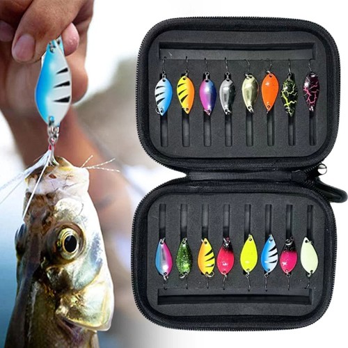 16x spoon spinner fishing - spoon, set