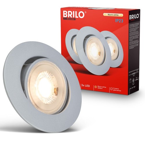 Led einbaustrahler 68mm 3er - 68mm,