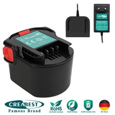 4000mAh 12V Ni-MH Akku/Ladegerät für AEG B1214G B1215R B1220R M1230R BS12G BS12X