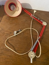 Luxo PL-85 Gelenklampe rot Schreibtischlampe Vintage