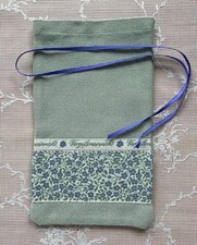 Lavendel Duft Seifen Beutel bestickt Baumwolle o. Leinen