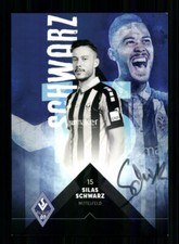 Silas Schwarz Autogrammkarte Waldhof Mannheim 2019-20 Original Signiert