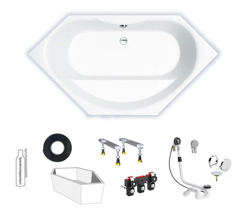 Badewanne sechseckwanne - badewanne,