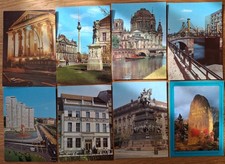 Berlin - 8 Karten aus DDR-Zeiten, Aufnahmen im Hochformat, von 1973 bis 1983
