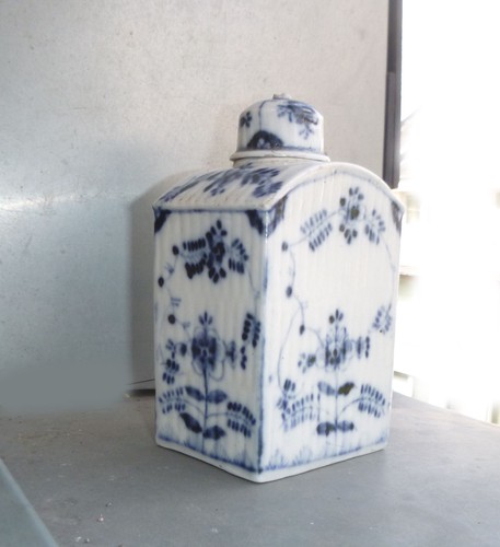 Meissen porzellan teedose - meissen,