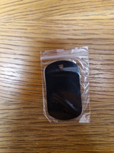 Dog tag schwarz - dog,