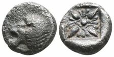 Greek IONIA, Miletos. Late 6th-early 5th century BC. AR Obol 9 mm, 0,99 g. 