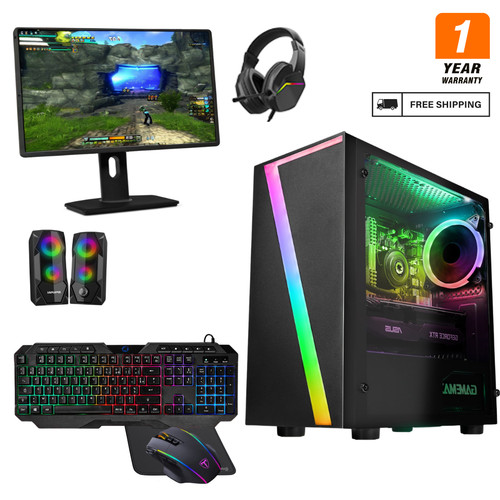 Schneller gaming pc bundle - 22",