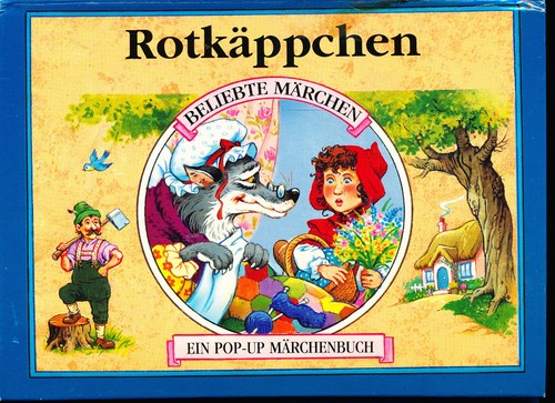 Rotkäppchen ein pop up - rotkäppchen, pop-up