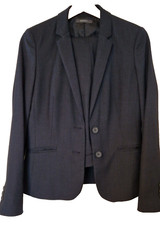 Esprit Damen Hosen-Anzug/ Kostüm Dunkelblau Gemustert Gr. 34