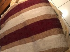 Sofa elastische  Sofahussen FRANZÖSISCHE LILIE wie NEU drei Farben wählbar