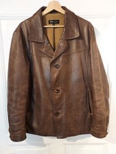 Hack Lederware Köln Lederjacke Rindleder Braun Gr. 52