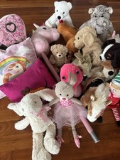 XXL-Paket Kuscheltiere & Kissen 20 Teile