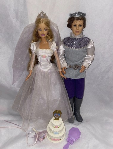 Barbie rapunzel wedding set - rapunzel,