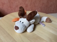 Nici Elch Hirsch Rentier liegend mit Schal beige braun Orange Stoff-/Kuscheltier