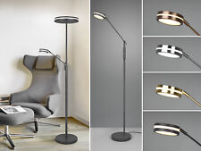 LED Design Stehlampe mit Dimmer, Große Leselampe zum Lesen, dimmbar, ohne Schirm