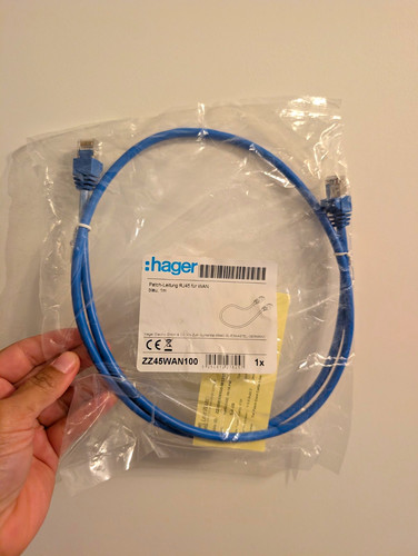 Hager patchkabel rj45 wan - hager, m