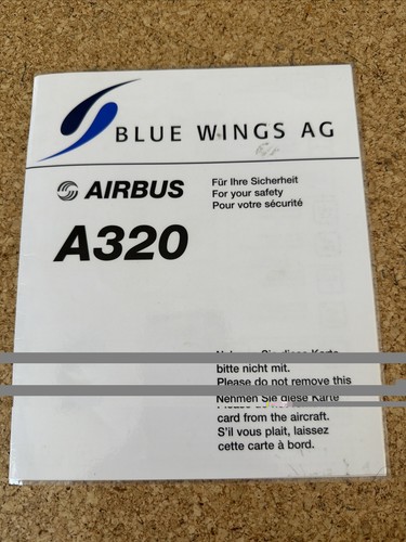 Blue wings airbus a320 - ag,