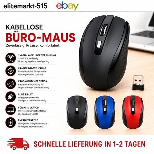 Funk maus büro kabellos - maus,