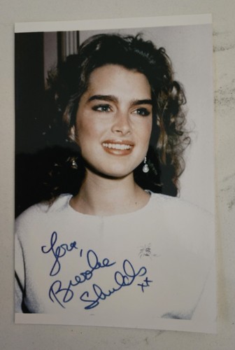 Brooke shields signiertes - brooke,