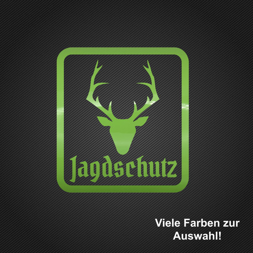 Jagdschutz aufkleber jäger - jagdschutz,