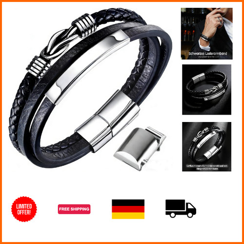 Lederarmband für männer - lederarmband,