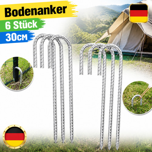 Verzinkter stahl bodenanker - verzinkter,