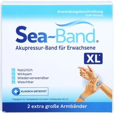 Sea-band Akupressurband F.erwachsene xl Grau 2St - 19337127