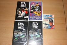 Formel 1, 4 VHS Kasetten Mi.Schuhmacher +Nigel Mansel +FIA Formel 1 aus Sammlung