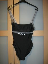 Damen Badeanzug, Gr. 38 B, Schwarz/Weiß, Polyamid/Elasthan "Mexx"