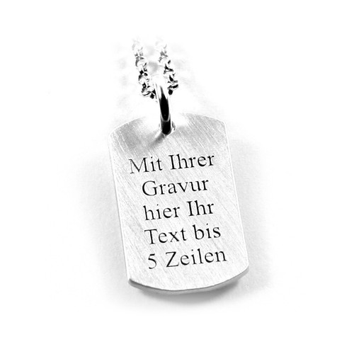 Anhänger gravur dogtag - anhänger,