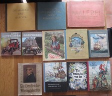 12 Sammelbilderalben, Weltgeschichte Oldtimers Heidi Österreich etc.1930er Jahre