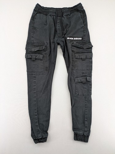 Black squad herren - black, cargohose