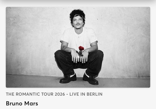 Bruno mars berlin - mars,