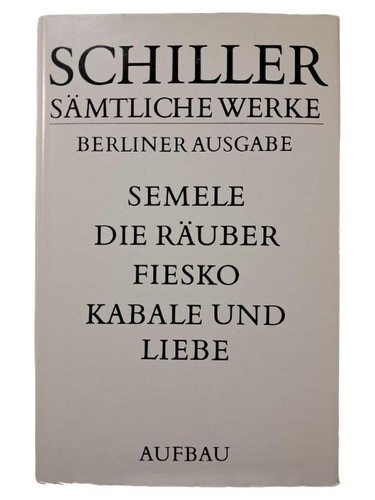 Schiller sämtliche werke - sämtliche,