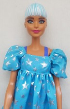Barbie Mattel * besondere Puppe * blau/weiße Haare