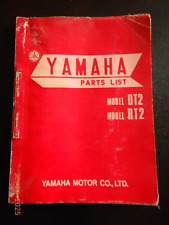 Reparaturanleitung Ersatzteilekatalog Yamaha DT2 RT2  Teile 1971 Parts -List