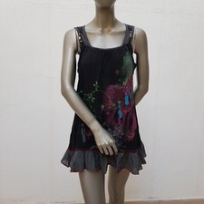 Hübsche Tunika von Soggo Collection, 42, schwarz, rot, weiß, türkisblau, grün, g