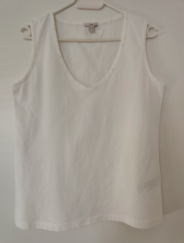 Edc damen top weiß - weiß, ärmellos