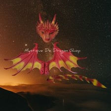 Drachen Kostüm Drachenflügel Groß Flügel Hochwertiges Set Dragon Cosplay Fantasy