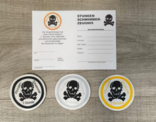 Set 10x Totenkopf Abzeichen