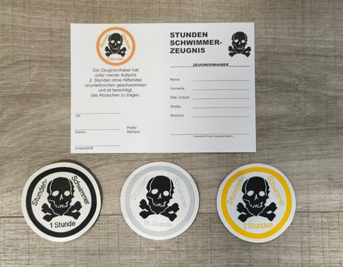 Set 10x totenkopf - 10x, abzeichen