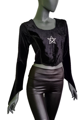 Corsagen top pentagramm - ,