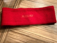 Stirnband  Anzoni Italien rot onesize vintage sehr warm