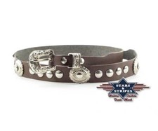 Braunes Leder Hutband, Western