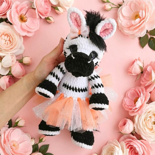 Amigurumi zebra mädchen - zebra,